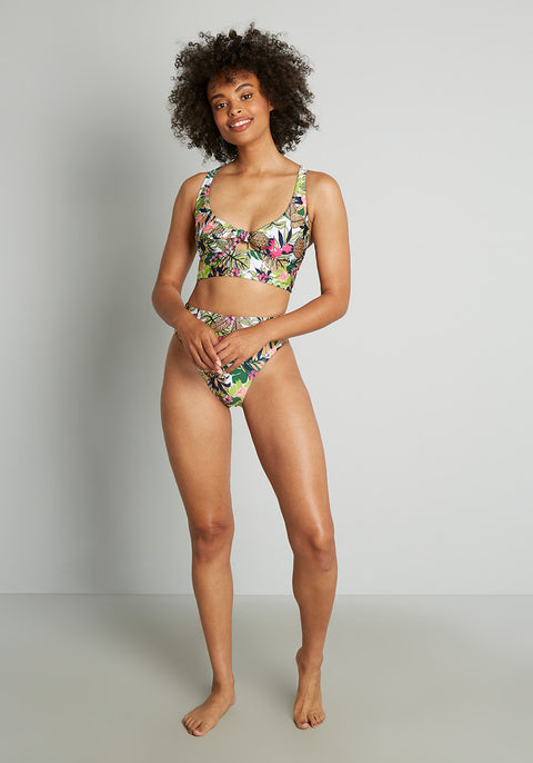 The Annika Crop Bikini Top