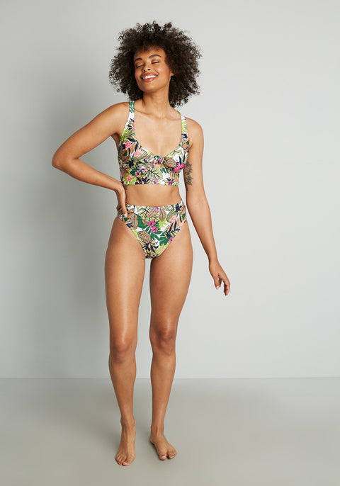The Franky High-Waisted Bikini Bottom