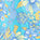 Sea Blue Floral Swatch