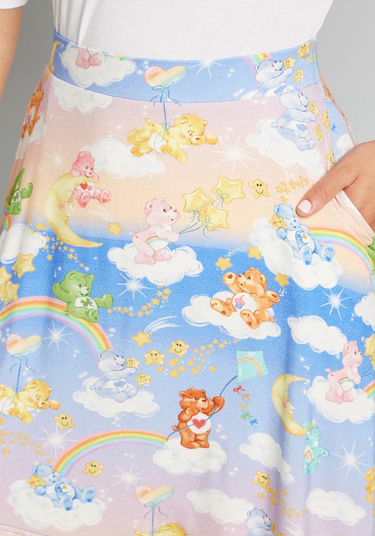 ModCloth X Care Bears Excellence Attained Mini Skirt