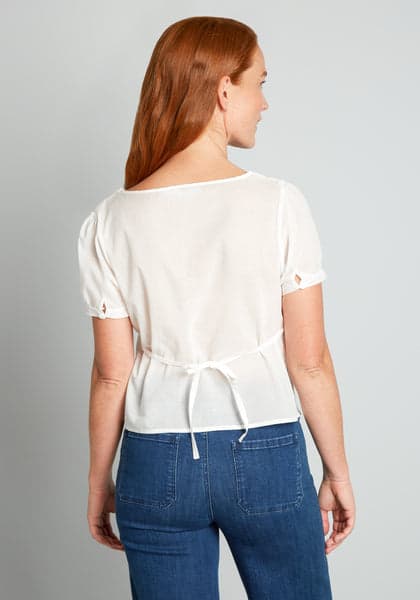 Putting the Edge in Cottage Blouse | ModCloth