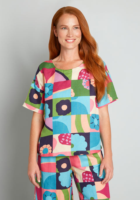 Patchwork Playground Top (Final Sale)