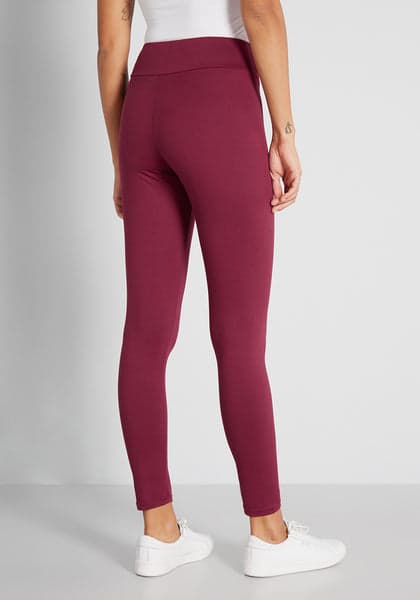 Simple and Sleek High-Waisted Leggings