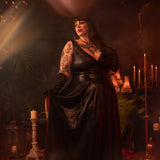 Siren Dress in Black Ink