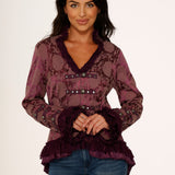 Purple Victorian Tailed Jacket