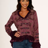 Purple Victorian Tailed Jacket