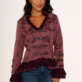 Purple Victorian Tailed Jacket