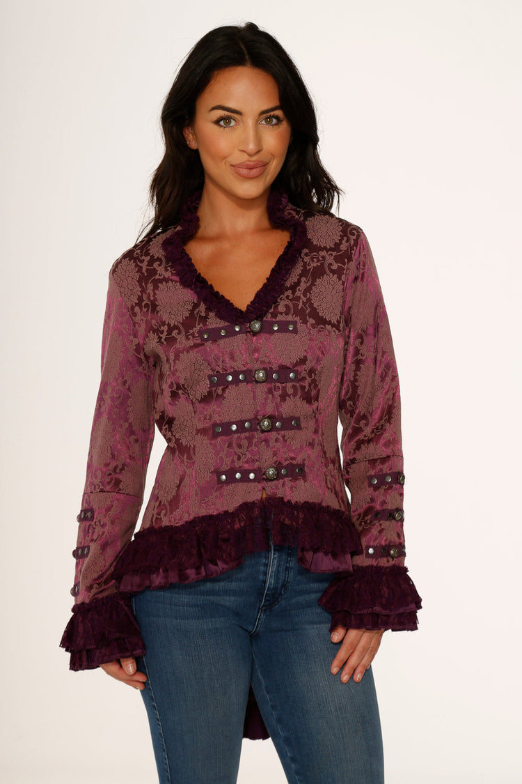 Purple Victorian Tailed Jacket