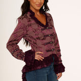 Purple Victorian Tailed Jacket