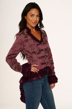 Purple Victorian Tailed Jacket