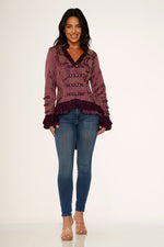 Purple Victorian Tailed Jacket