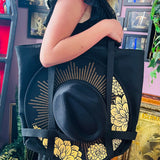 Brimmed Hat Bag - Large Heavy Duty Tote with Straps to Carry Your Favorite Hat!