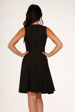 Rose Skulls Embroider Swing Dress