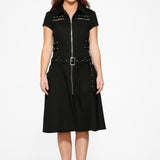Black Mido Bondage Dress