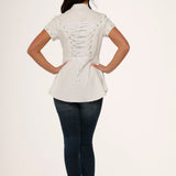 White High-Low Top