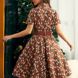 Rustic Elegance Casual Dress