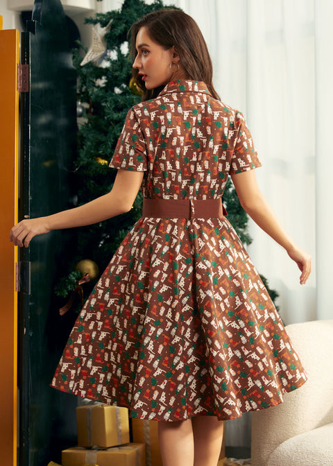 Rustic Elegance Casual Dress