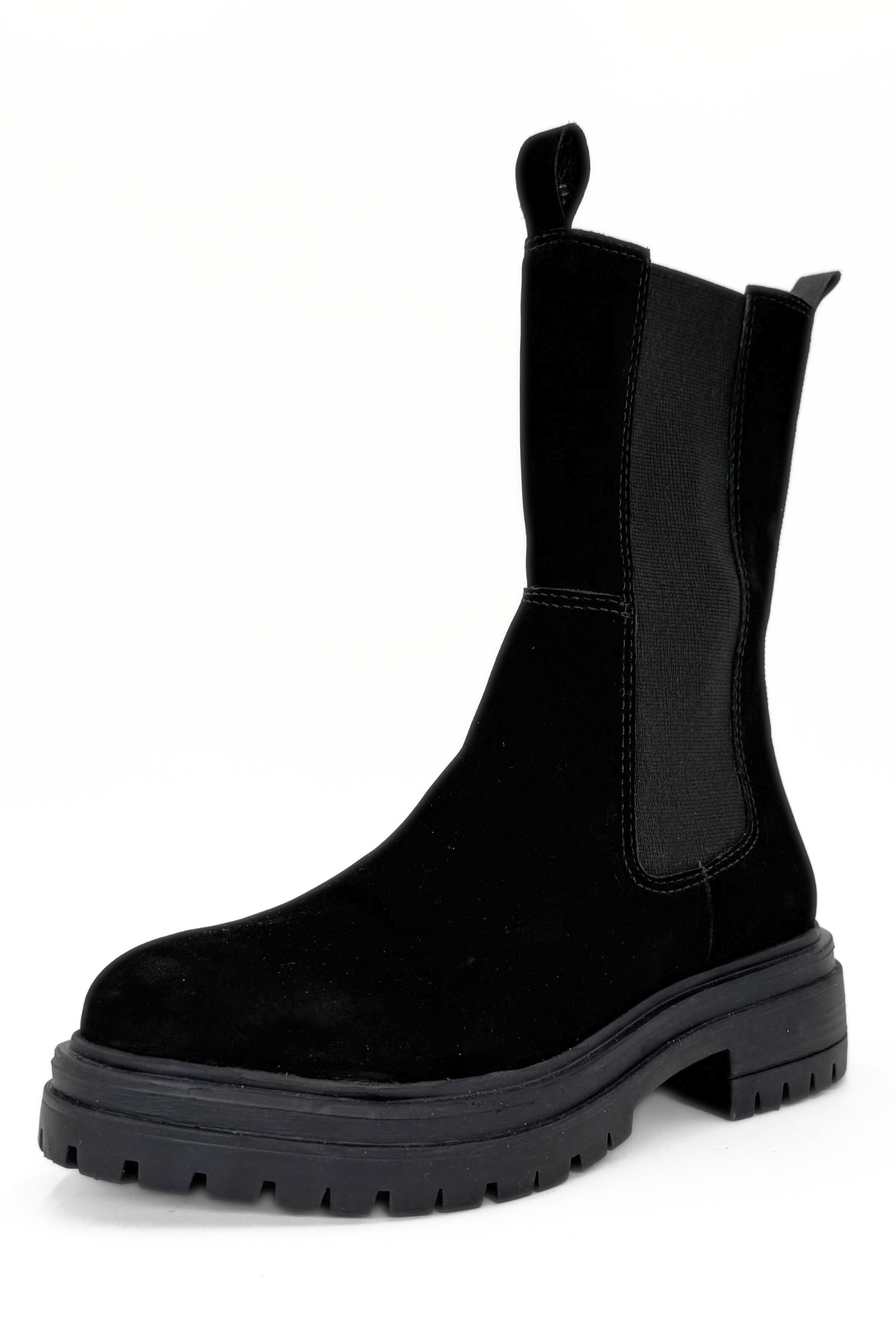 Sherry Nubuck Lugsole Booties