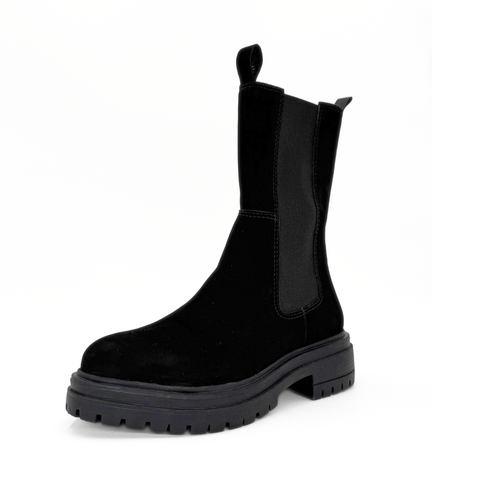 Sherry Nubuck Lugsole Booties