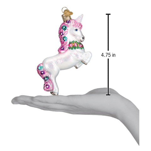Prancing Unicorn Ornament