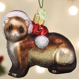 Christmas Ferret Ornament
