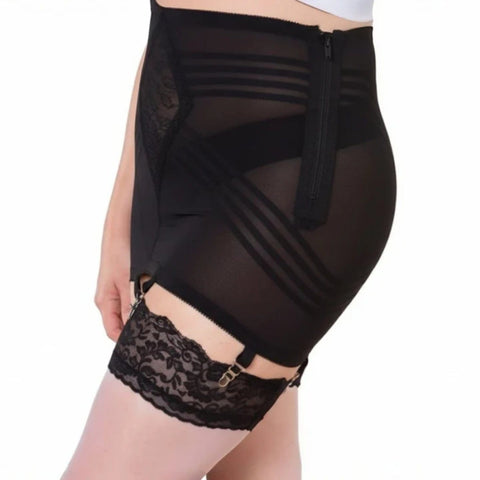 Style 1361 | Waistline Open Bottom Breathable Power Mesh Fabric | With Side Zipper | Firm to Extra Firm Support