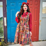 Retro Fit & Flare Dress Don't Judge a Book by its Cover