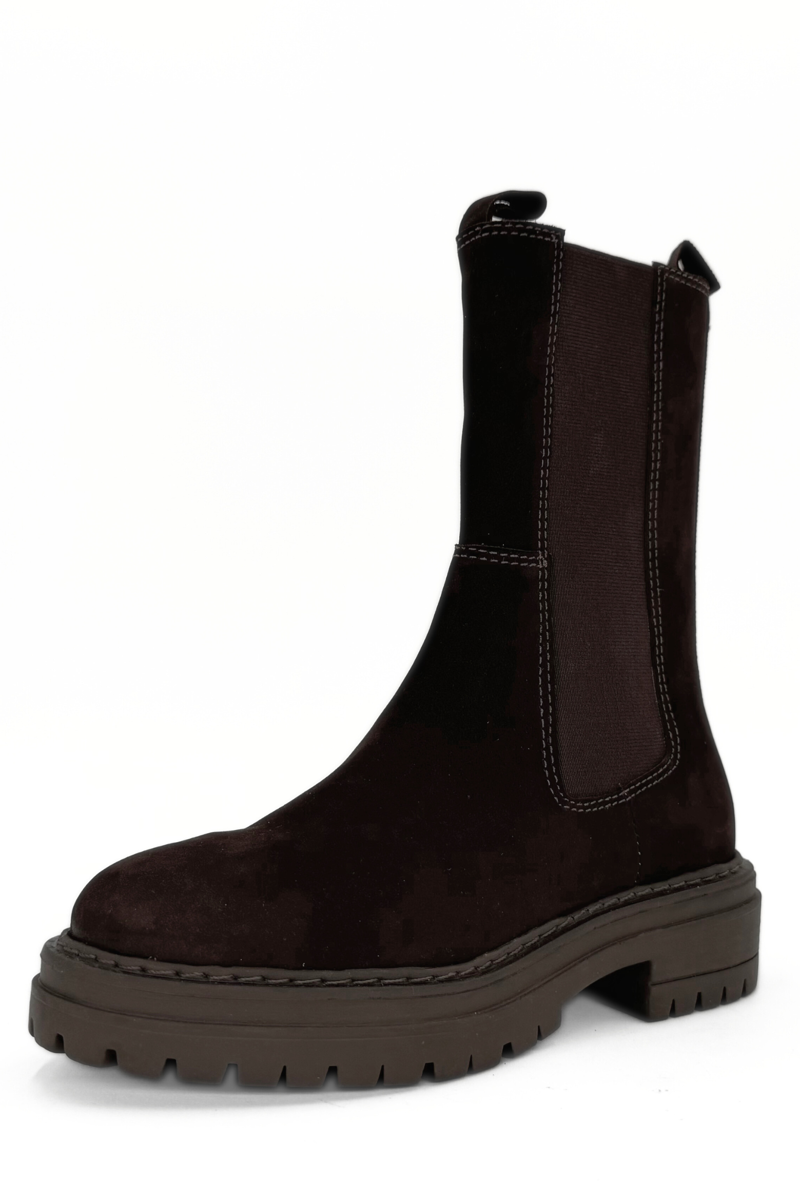 Sherry Nubuck Lugsole Booties
