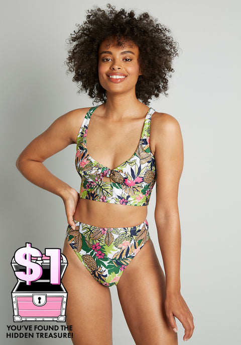 The Franky High-Waisted Bikini Bottom (Final Sale)