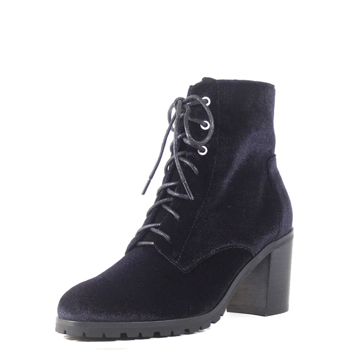 Timothy Velvet Booties