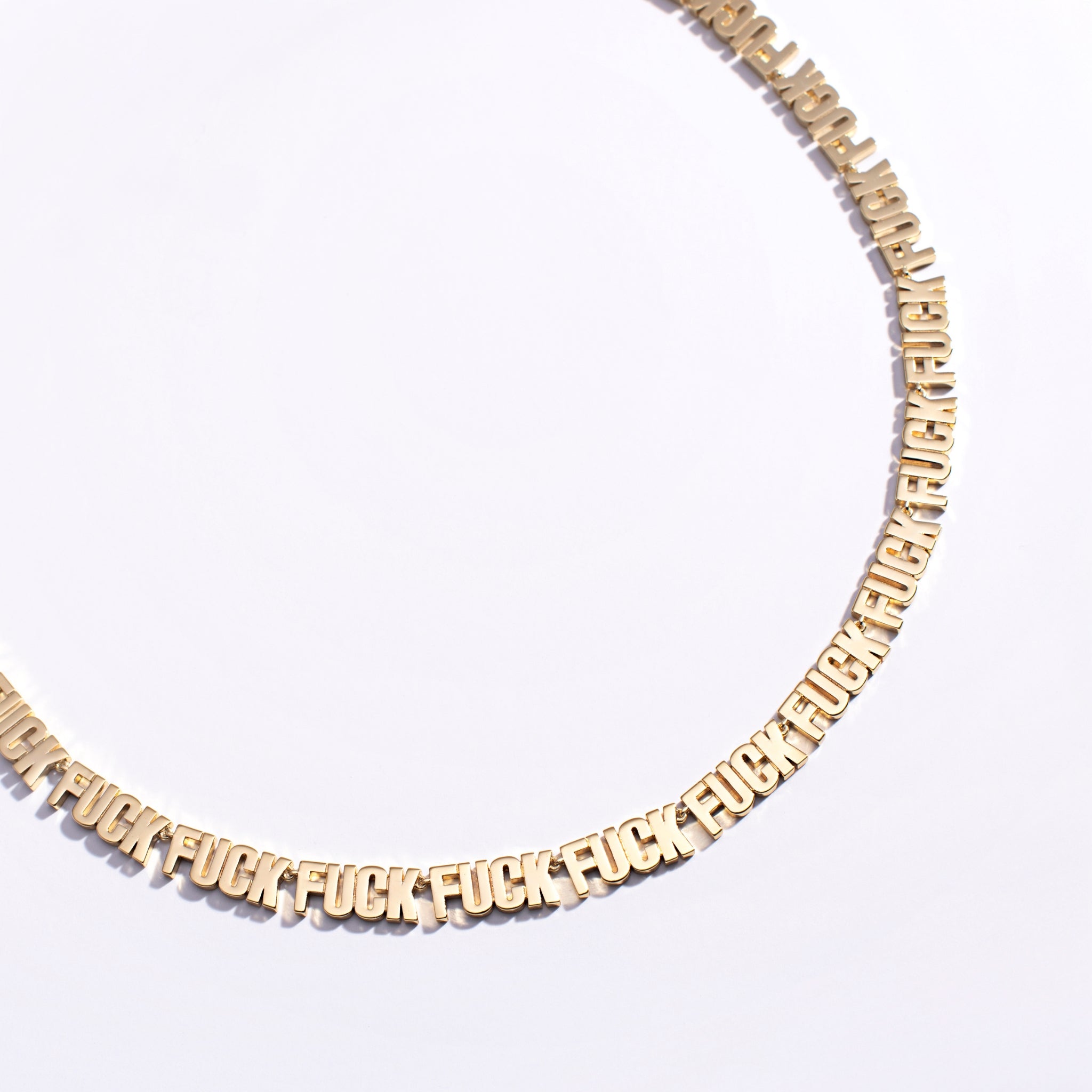 Fuck Fuck Fuck Chain Necklace