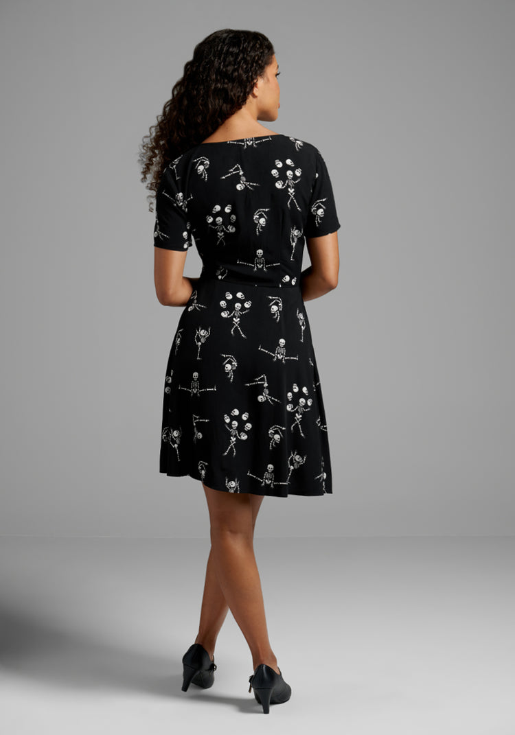 Acrobatic Apparitions A-Line Dress