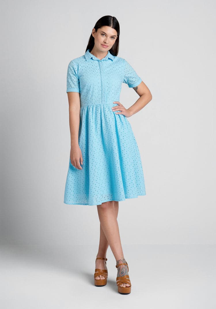 Classic Love Song Fit And Flare Dress