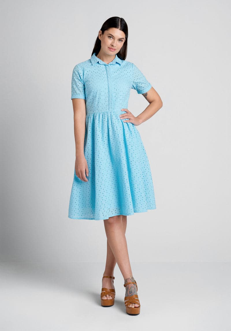 Classic Love Song Fit And Flare Dress