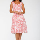 Heart Angel Swing Dress in White