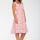 Heart Angel Swing Dress in White