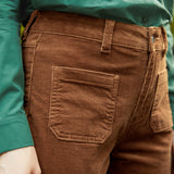 All Aboard For Corduroy Flare-Leg Pants (Final Sale)