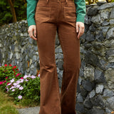 All Aboard For Corduroy Flare-Leg Pants (Final Sale)