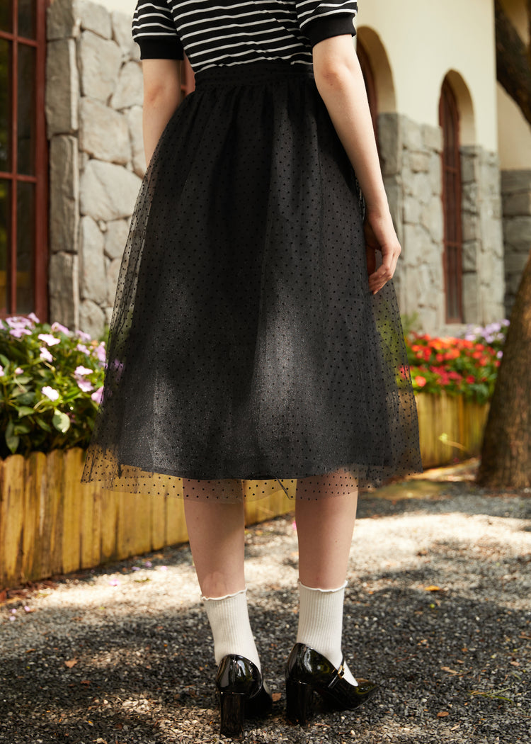 Spotted Across The Room Skirt