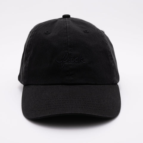 Fuck Script Baseball Hat