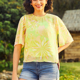 Fluttering Outta Sight Blouse (Final Sale)