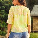 Fluttering Outta Sight Blouse (Final Sale)