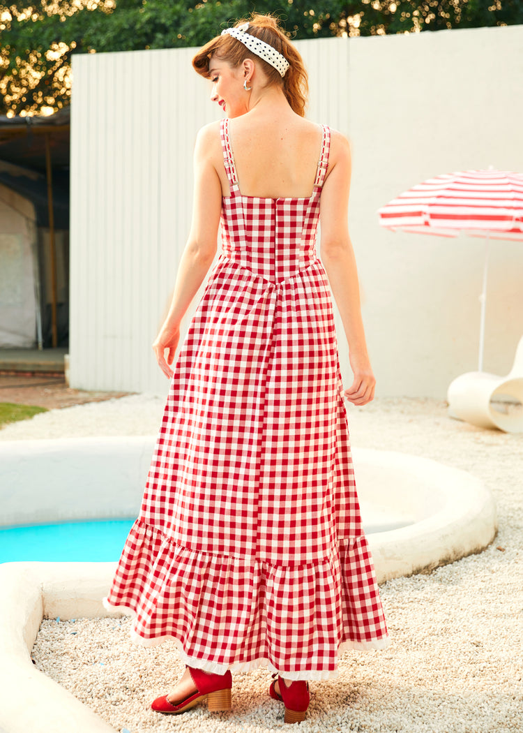 Jam Gingham Corset Dress