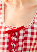 Jam Gingham Corset Dress