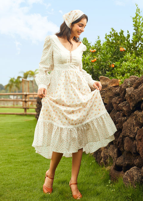 gunne sax midi dress GUNNE SAX for ModCloth Grace Peplum Midi Dress Circe's Crown XL