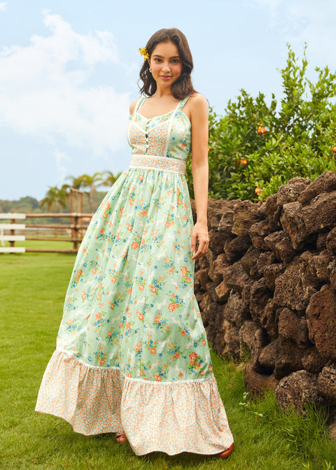 GUNNE SAX for ModCloth Jenny Maxi Dress in Unicorn Tapestry, Size XL GUNNE SAX for ModCloth Jenny Maxi Dress in Unicorn Tapestry, Size XL