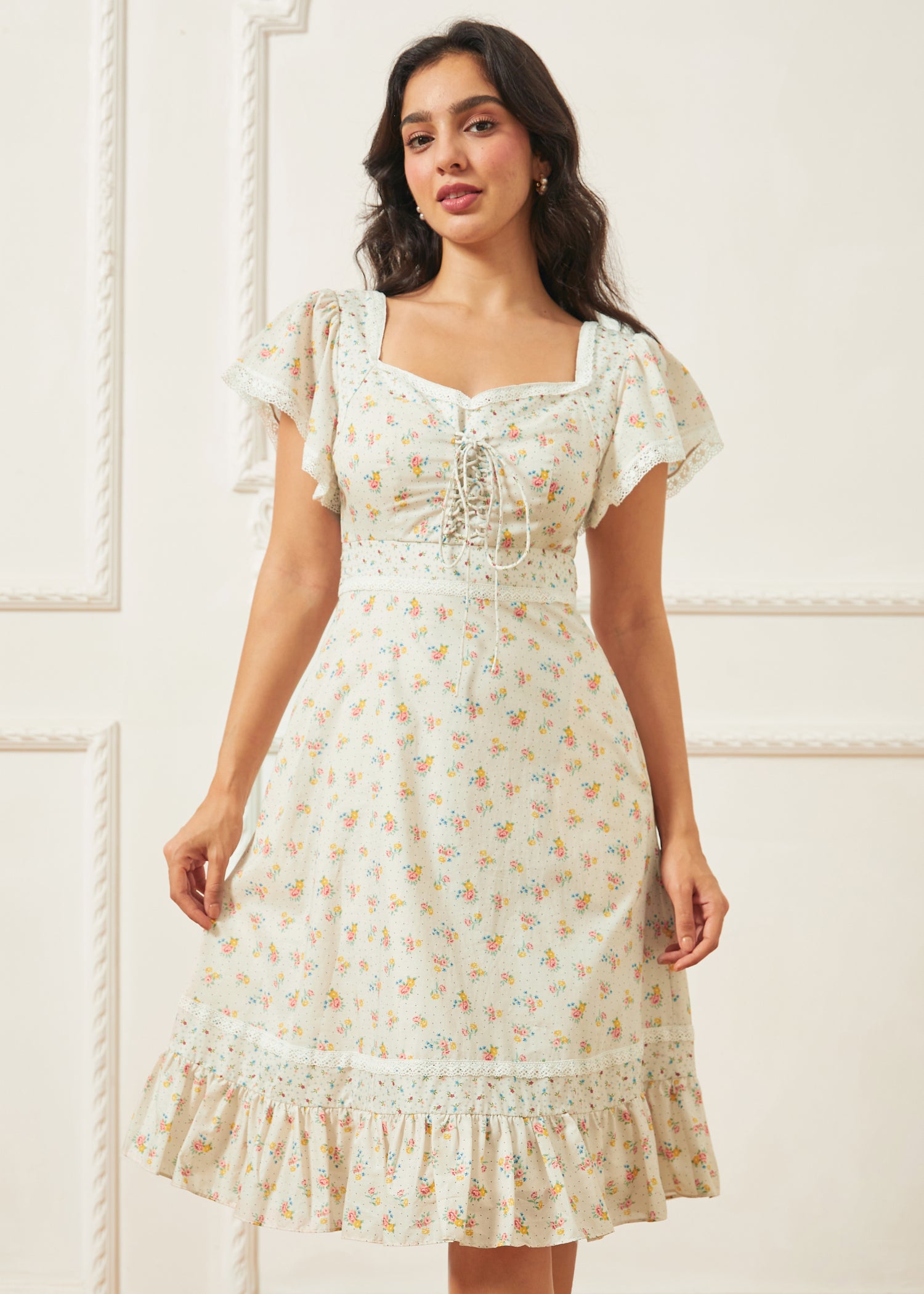 M’Gracy dress GUNNE SAX for ModCloth Gabriella Babydoll Cottagecore Dress