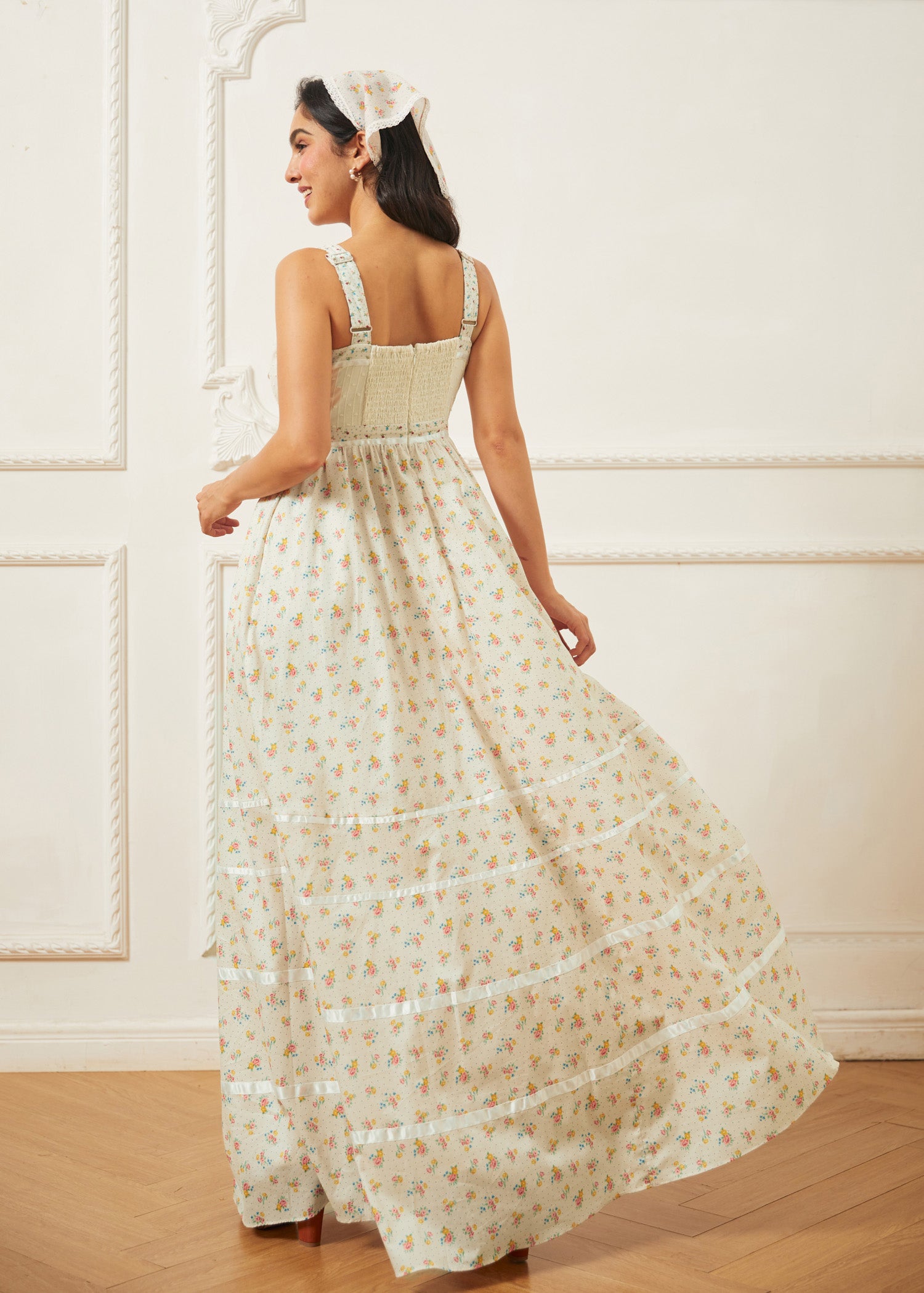 GUNNE SAX for ModCloth Reyna Lace-Up Maxi Sundress