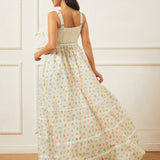 GUNNE SAX for ModCloth Reyna Lace-Up Maxi Dress