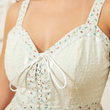 GUNNE SAX for ModCloth Reyna Lace-Up Maxi Dress